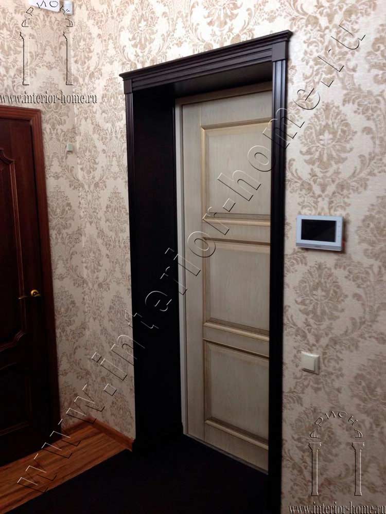 Фото арки Портал в нишу с карнизом арки для входных дверей фото